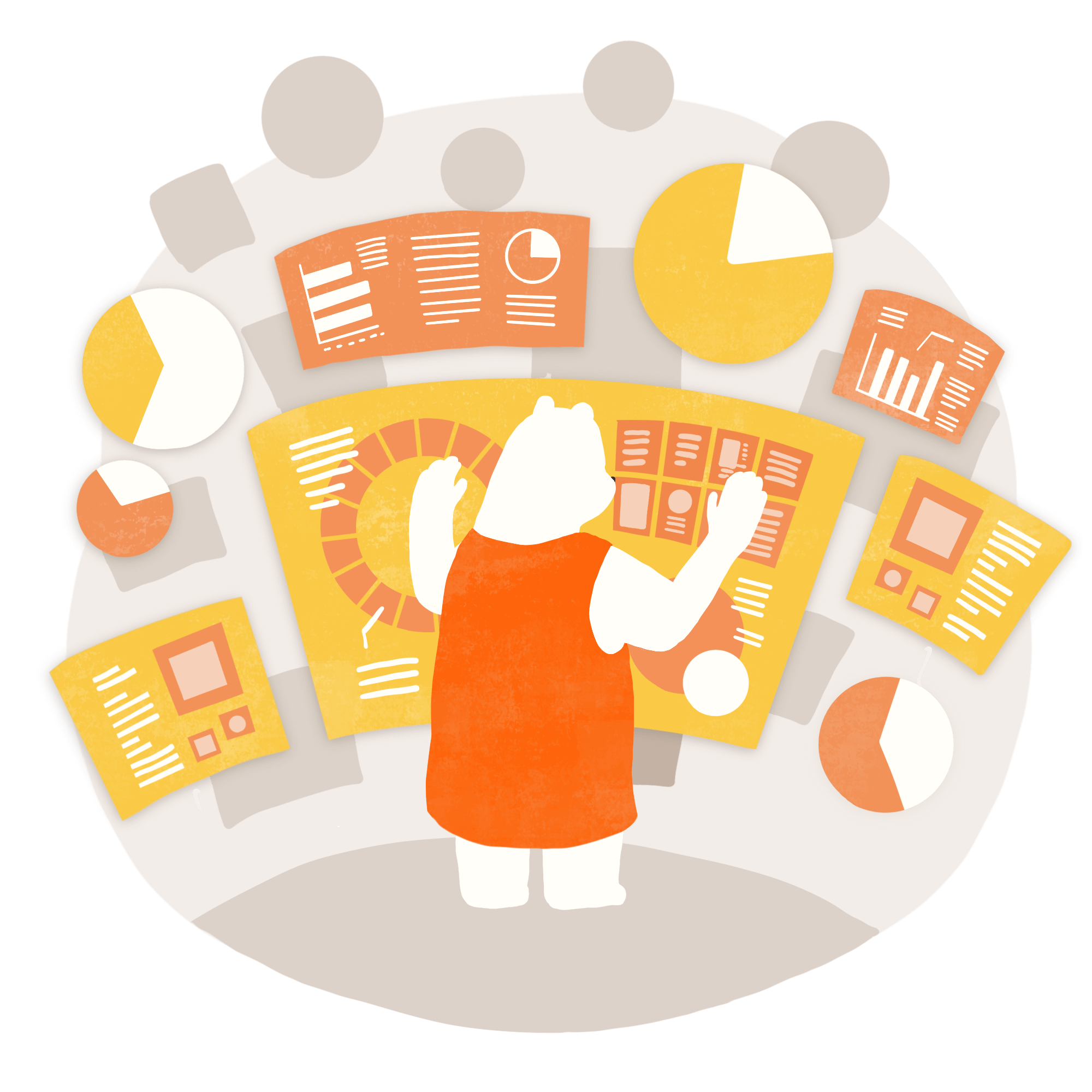 運用管理のイラスト