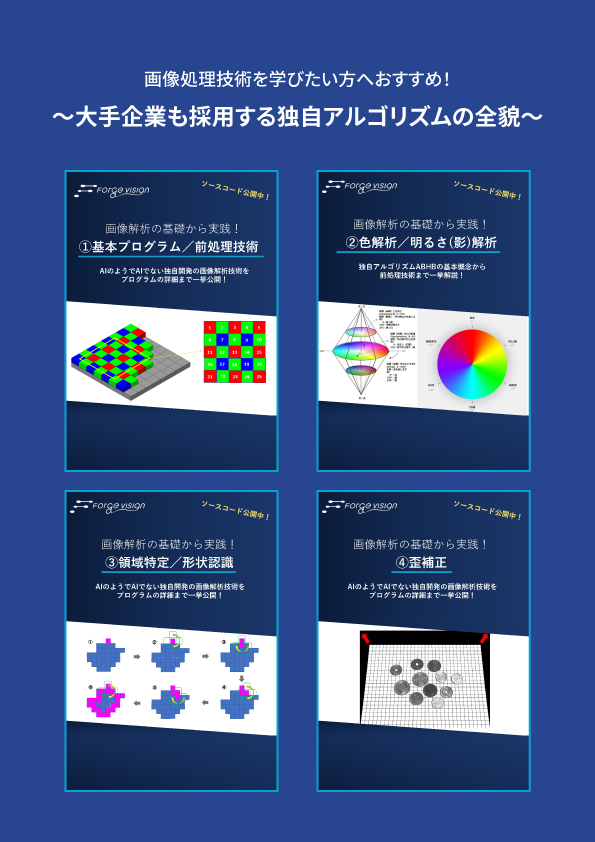 画像解析の基礎から実践～独自開発の画像解析技術をプログラムの詳細まで一挙公開～